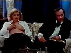 Lewd retro cook Patricia Rhomberg masturbates in the kitchen