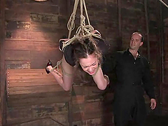 Vibrator is like pain killer in this wild act of sadism