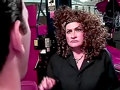 Mature Kathy Jones gets banged in a car service