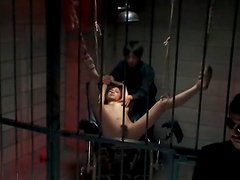 Rough bondage sex with a slutty Asian babe