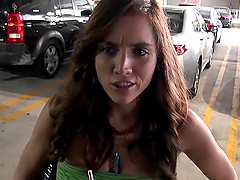 Alice Hatter enjoys upskirt sex after giving a hot blowjob