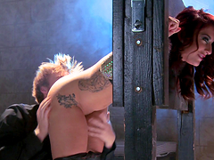 Delightful Mischa Brooks Gets A Rimjob While She Can't Move