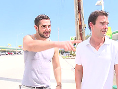 Two Guys Meet at the Beach and End Up Having Gay Sex