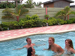 Beautiful Babes Go Hardcore Outdoors In A Reality Video