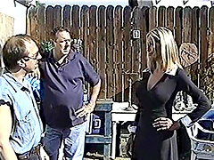 A shared wife is the hottest kind and this lady takes on two guys