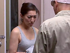 Hot Japanese mom Marina Matsumo gets her holes fingered to orgasm