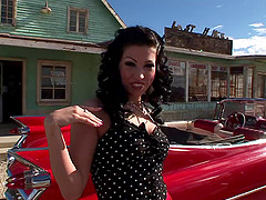 Pierced brunette beauty loves getting her pussy licked and pounded