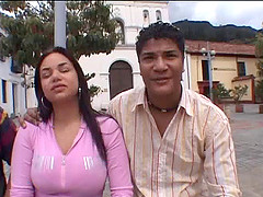 A Latina amateur gets fucked then takes a soapy shower