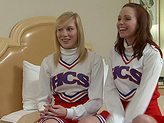 Eye catching chicks kiss warmly before having an erotic lesbians scene
