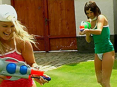 An excellent outdoors lesbians orgy scene featuring a bevy of salacious bitches