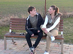 College couple decides to skip studying and fuck instead