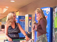 Lucky milf has her pointing nipples licked