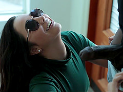 Busty Karlee Grey Worships Monster Black Cock