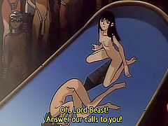 Ghetto anime Princess sucking cock