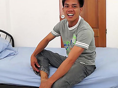 Asian Twink Argie Foot Fetish Jerk Off