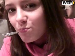 Hot amateur sex party with mojito