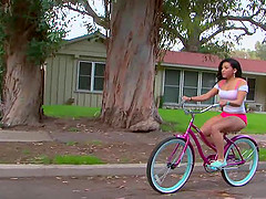 Brunette with hot ass getting the power of black cock hardcore