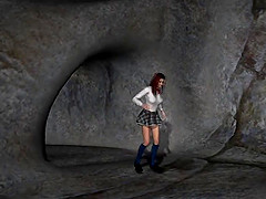 Foxy 3D cartoon redhead gets fucked by a goblin
