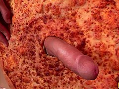 Hot Beauty Lily Carter Licks it Up in a Steamy Pizza Delivery