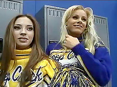 Cheerleader with long hair having her anal throbbed hardcore yelling