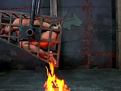 Trina Michaels obeys her masters' wishes during a hot game