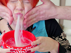 Sexy redhead called Ava getting punished in a BDSM adventure