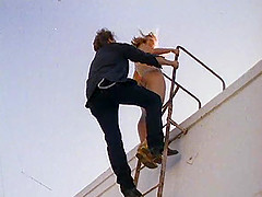Rooftop sex game with dick starves babe Dayton Rain