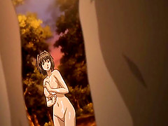 Busty hentai gangbang and creampie in the forest