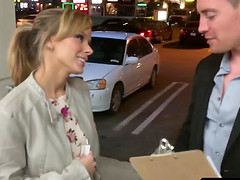 Blonde Milf Pristine Edge Picked Up And Banged