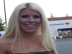 Blonde Kenzi Marie tight pussy logged with monster cock