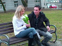 Cojiendo hardcore con la rubia Kaja 