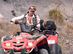 Two dicks are all Vanessa Mae wants to ride in a desert