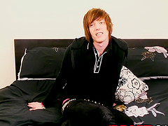 Emo dude Sean Taylor loves a little anal play in his wank