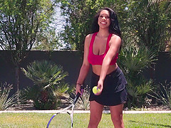 Touching after tennis is the reason why Katt Garcia plays it