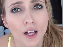 Fit teen masturbates after workout (HOT)
