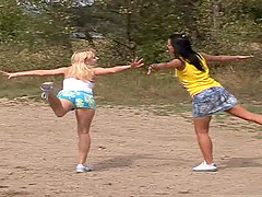 Denisa and Laetitia are a couple lesbian teens, who haven't told anyone