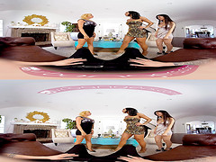 Fantastic foursome with Alexis Fawx, Harley Dean and Jade Kush