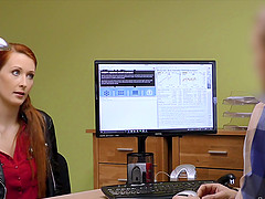 Hypnotizing boobs for credit manager.