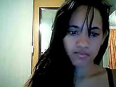 Ebony Teen Masturbates For the Webcam