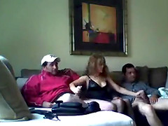 Sexy blonde prostitute takes on two dudes at once and gets her pussy rammed