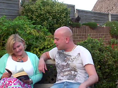 Sally has an enormous pair of tits, so she can pretty much get any dude she chooses.