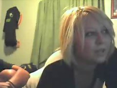 Blonde Teen Flashes Her Big Melons On A Webcam Video