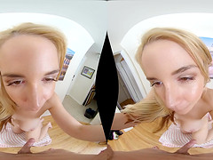 Blondie Sarah Vandella feels amazing putting her pussy on a boner