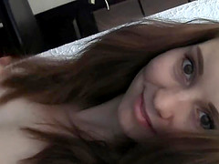 This amateur porn video of hot brunette girl just leaked on internet