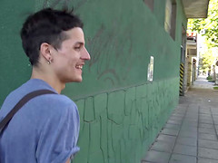 Boyfriend is convinced with some cash to suck some cock