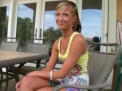 Home Alone and Horny Blonde MILF Sucking and Riding Some Cock