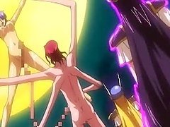 Caught hentai girl gets deep fucked long tentacle cock