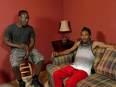 Well hung black gay guy pounds his boyfriends asshole hardcore