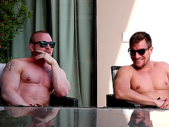 Sexy gay dude is ready for anal sex with James Huntsman while he moans