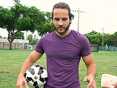 Straight Soccer Stud Gay For Pay